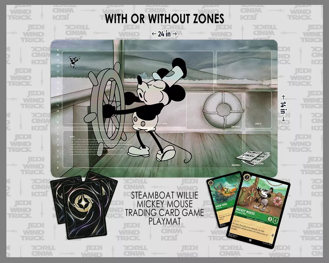 Dlc S1 Playmat: Steamboat Mickey - Pop Culture Larrikin 