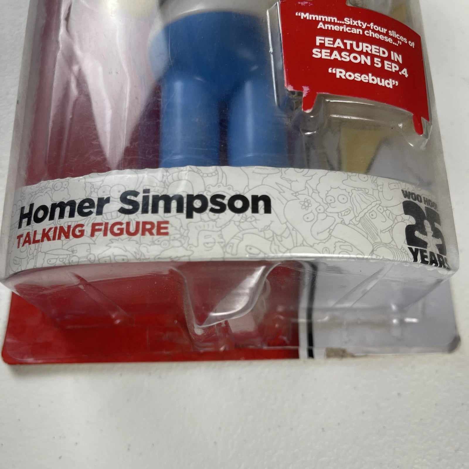 The Simpsons Homer Simpson 6" Talking Figure – 25th Anniversary