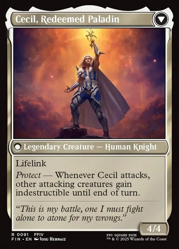 Image of Cecil, Dark Knight Final Fantasy - 91 - MTG C-AC 