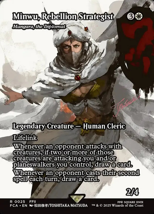 Image of Mangara, the Diplomat (Minwu, Rebellion Strategist) - 25 - MTG C-AC - Foil