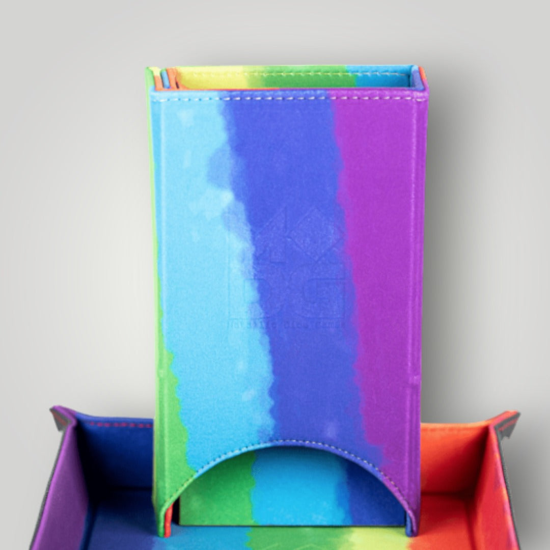 MDG Fold Up Dice Tower: Rainbow - Pop Culture Larrikin