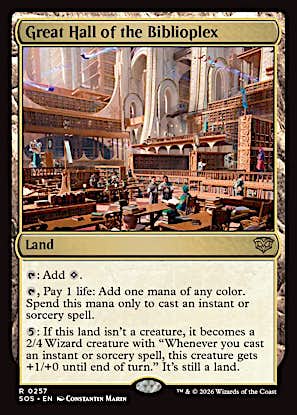 Great Hall of the Biblioplex #257 Secrets of Strixhaven en