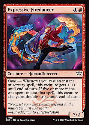 Expressive Firedancer #114 Secrets of Strixhaven en