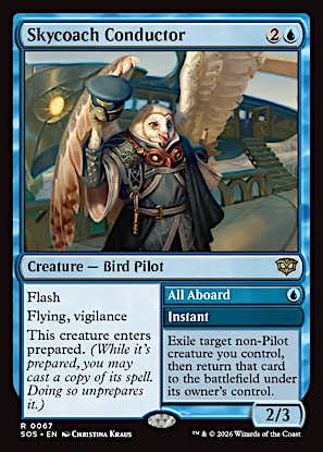 Skycoach Conductor // All Aboard #67 Secrets of Strixhaven en