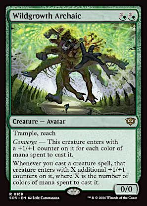 Wildgrowth Archaic #168 Secrets of Strixhaven en