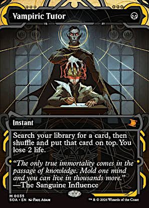Vampiric Tutor #35 Secrets of Strixhaven Mystical Archive en
