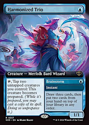 Harmonized Trio // Brainstorm #317 Secrets of Strixhaven en