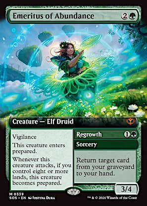 Emeritus of Abundance // Regrowth #339 Secrets of Strixhaven en