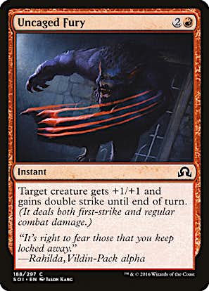 Uncaged Fury #188 Shadows over Innistrad en