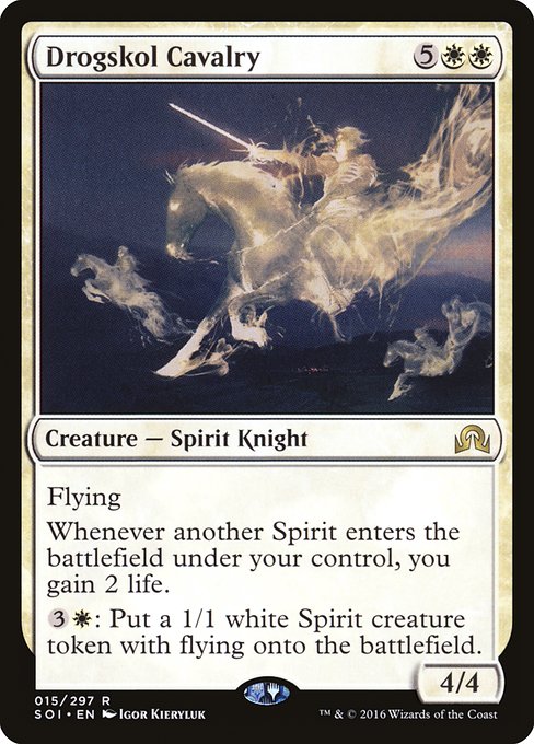 Image of Drogskol Cavalry Shadows over Innistrad (soi) #15