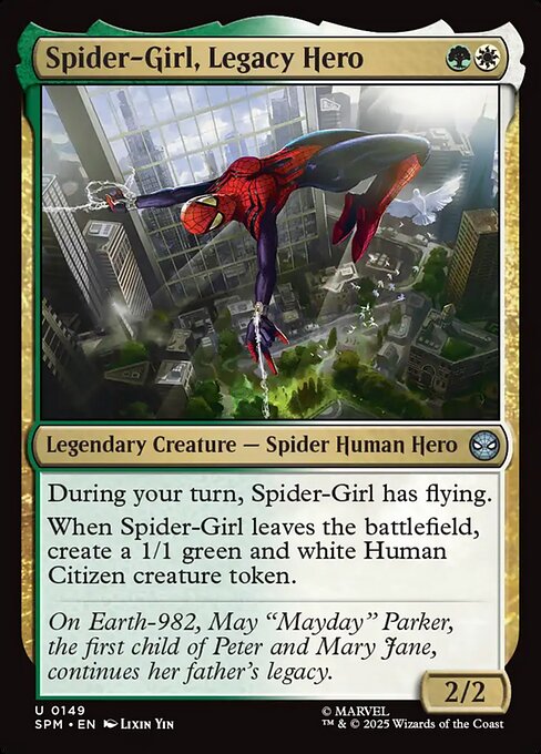 Image of Spider-Girl, Legacy Hero Marvel's Spider-Man (SPM) #149