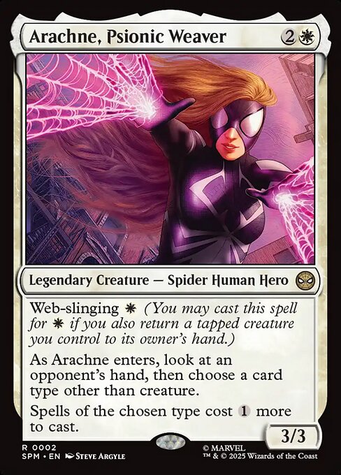Image of Arachne, Psionic Weaver Marvel's Spider-Man (SPM) #2