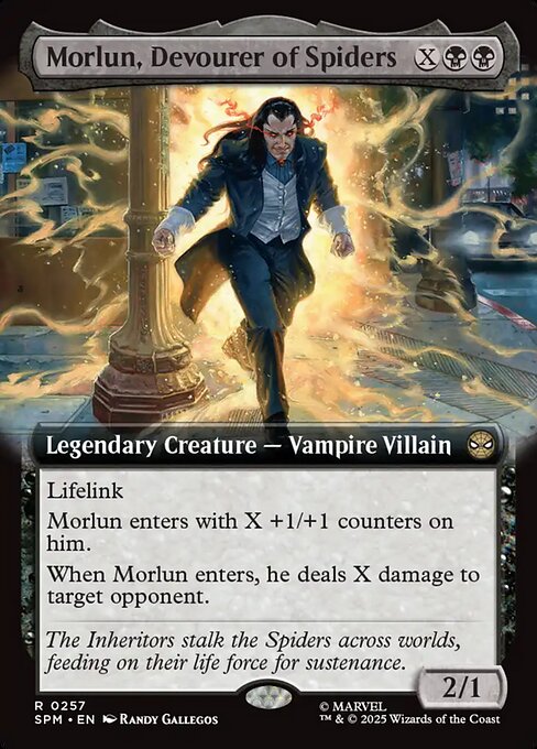 Image of Morlun, Devourer of Spiders Marvel's Spider-Man (SPM) #257