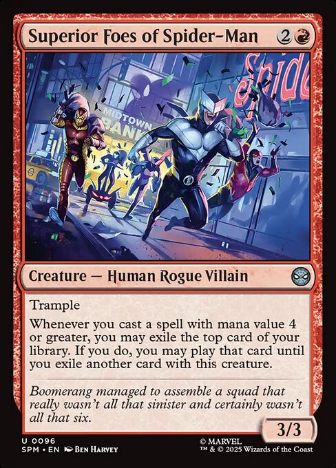 Image of Superior Foes of Spider-Man Marvel's Spider-Man (SPM) #96