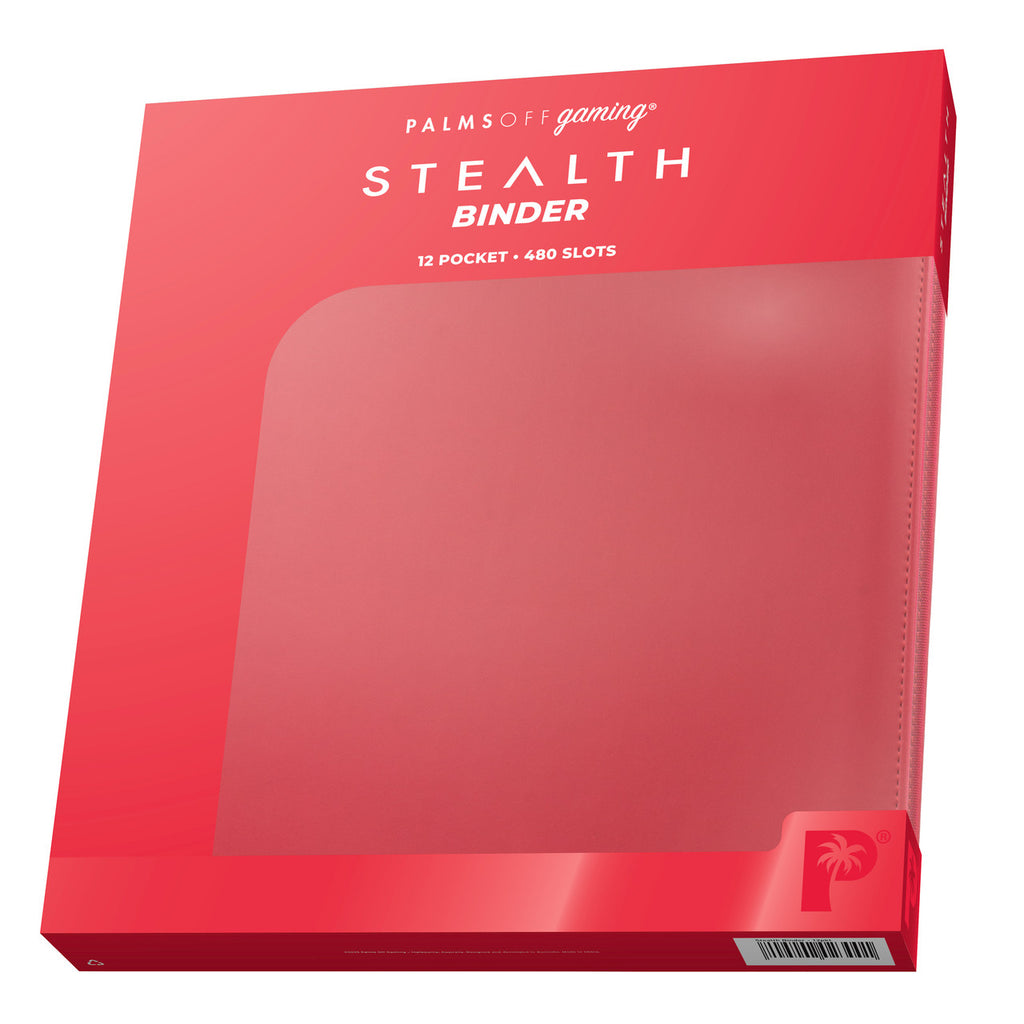STEALTH 12 Pocket Zip Trading Card Binder - Palms Off Gaming - Pop Culture Larrikin 
