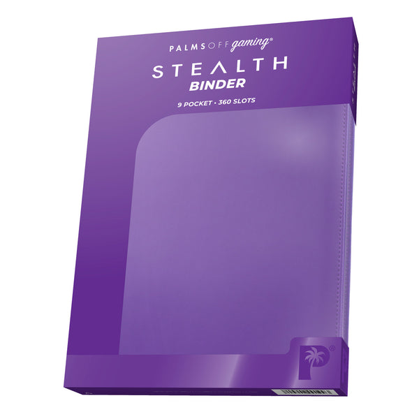 STEALTH 9 Pocket Zip Trading Card Binder - Palms Off Gaming