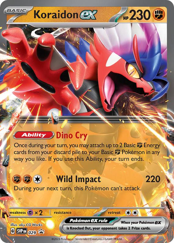 Image of Koraidon ex Scarlet and Violet Promos (svp) #029