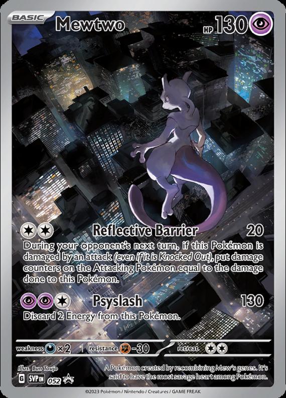 Image of Mewtwo Scarlet and Violet Promos (svp) #052