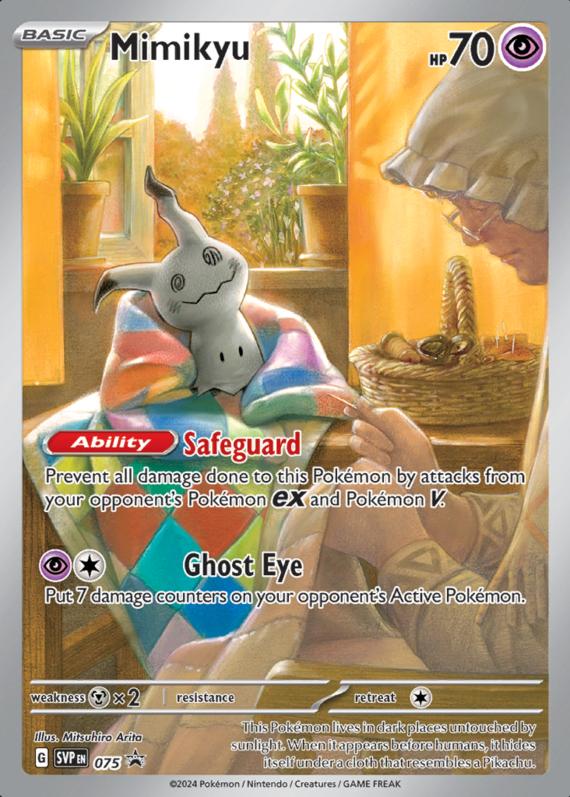 Image of Mimikyu Scarlet and Violet Promos (svp) #075