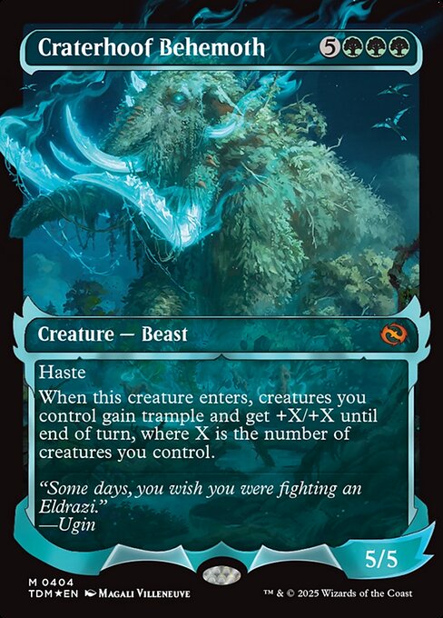 Image of Craterhoof Behemoth Tarkir: Dragonstorm (tdm) #404