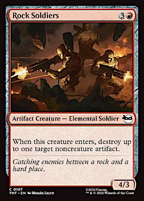 Rock Soldiers #107 Foil Magic: Teenage Mutant Ninja Turtles Teenage Mutant Ninja Turtles en
