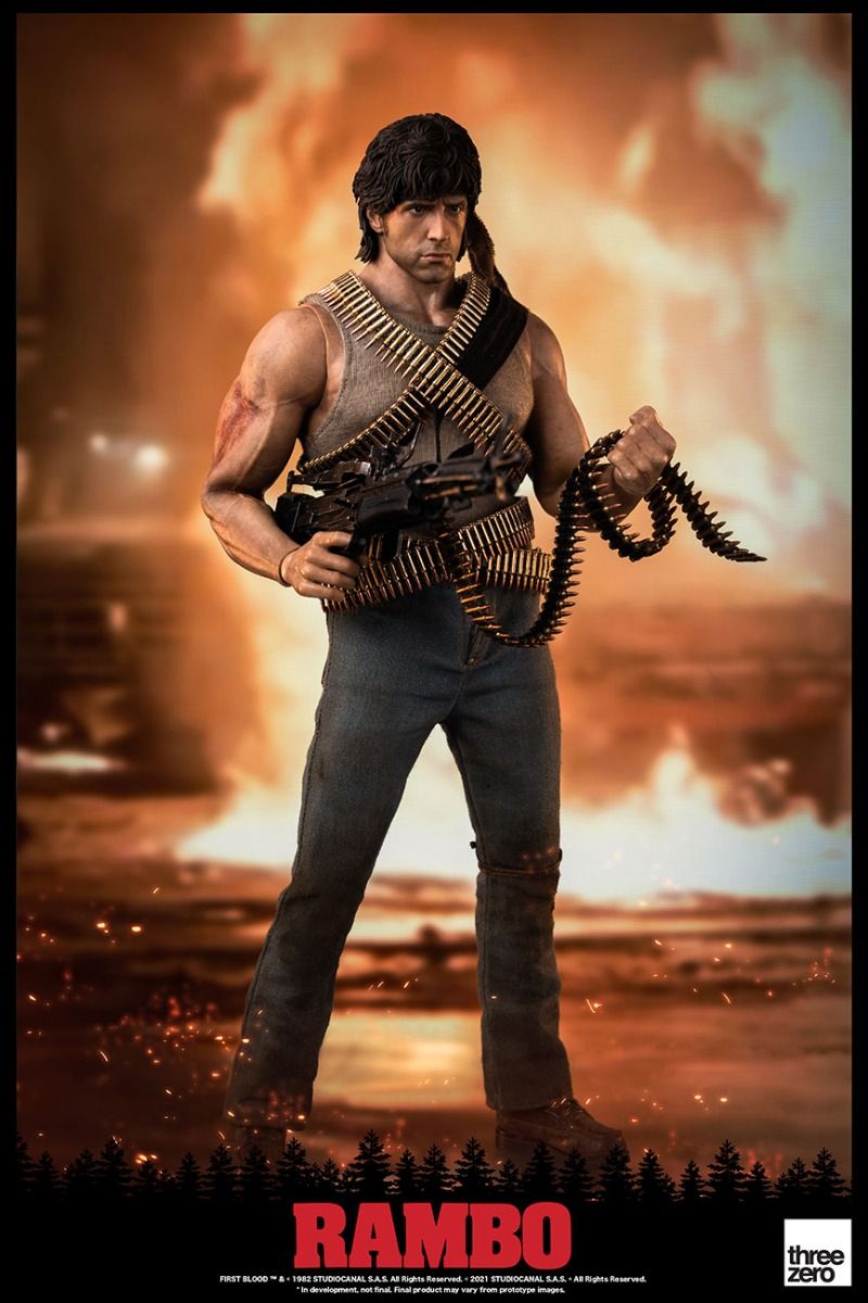 John Rambo "Rambo: First Blood" - Threezero 1/6 Action Figure - Pop Culture Larrikin 