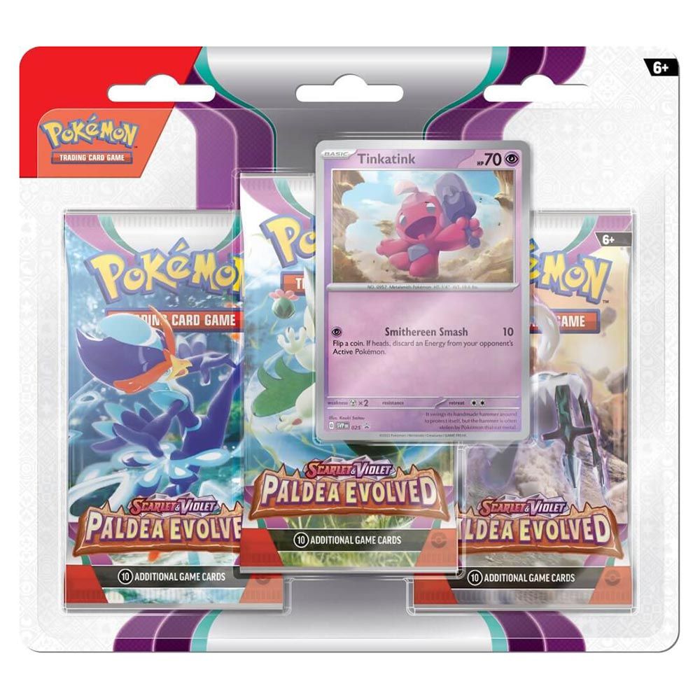 Pokemon TCG: Scarlet & Violet Paldea Evolved Three Booster Blister C-RA