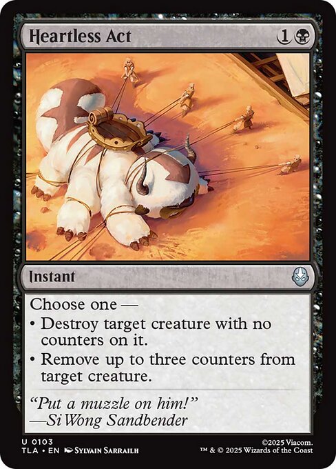 Heartless Act - 103 - MTG: Avatar The Last Airbender (TLA)