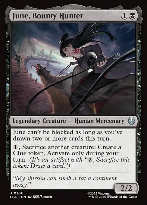 June, Bounty Hunter - 106 - MTG: Avatar The Last Airbender (TLA)