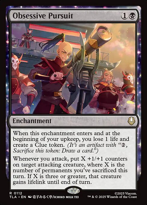 Obsessive Pursuit - 112 Foil - MTG: Avatar The Last Airbender (TLA)
