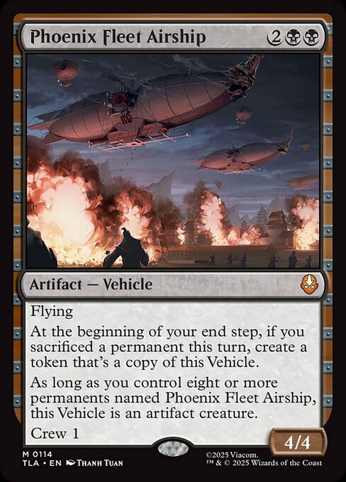 Phoenix Fleet Airship - 114 - MTG: Avatar The Last Airbender (TLA)
