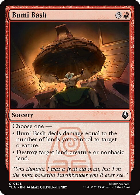 Bumi Bash - 125 Foil - MTG: Avatar The Last Airbender (TLA)