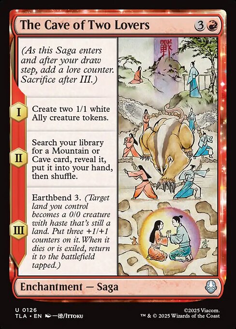 The Cave of Two Lovers - 126 Foil - MTG: Avatar The Last Airbender (TLA)