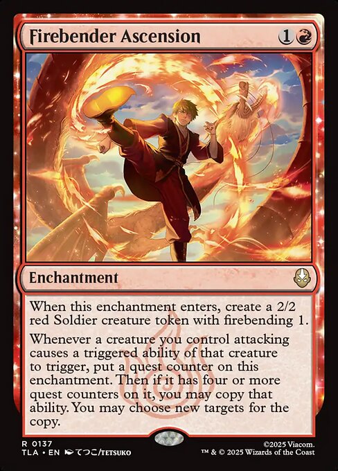 Firebender Ascension - 137 Foil - MTG: Avatar The Last Airbender (TLA)