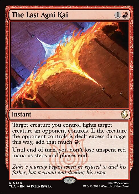The Last Agni Kai - 144 - MTG: Avatar The Last Airbender (TLA)
