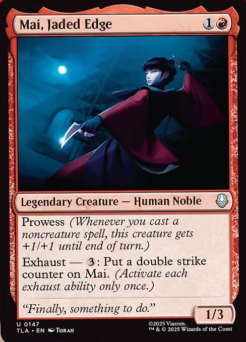 Mai, Jaded Edge - 147 - MTG: Avatar The Last Airbender (TLA)