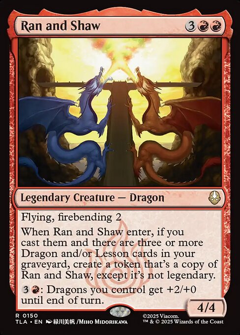 Ran and Shaw - 150 Foil - MTG: Avatar The Last Airbender (TLA)