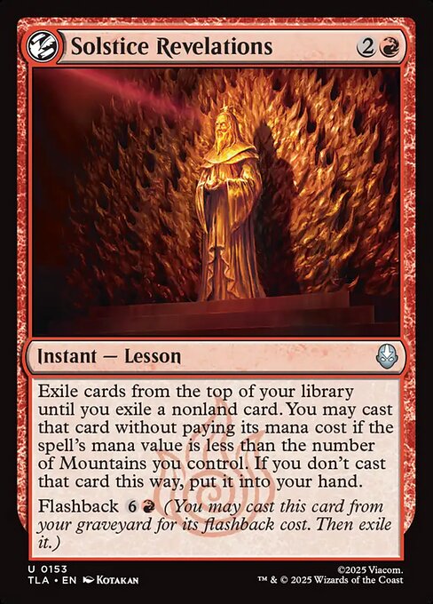 Solstice Revelations - 153 Foil - MTG: Avatar The Last Airbender (TLA)