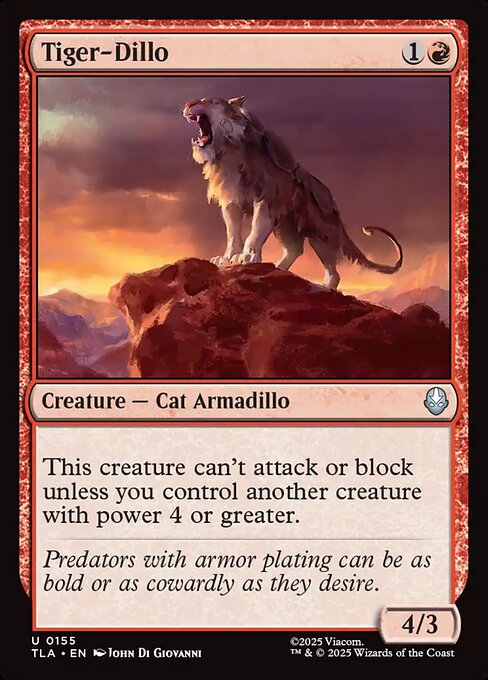 Tiger-Dillo - 155 Foil - MTG: Avatar The Last Airbender (TLA)