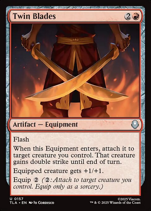 Twin Blades - 157 - MTG: Avatar The Last Airbender (TLA)