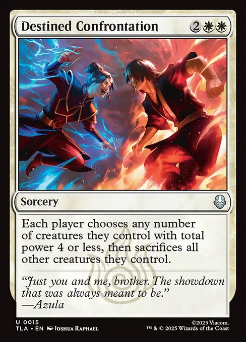 Destined Confrontation - 15 Foil - MTG: Avatar The Last Airbender (TLA)
