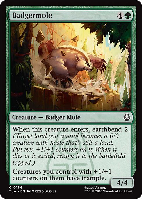Badgermole - 166 - MTG: Avatar The Last Airbender (TLA)