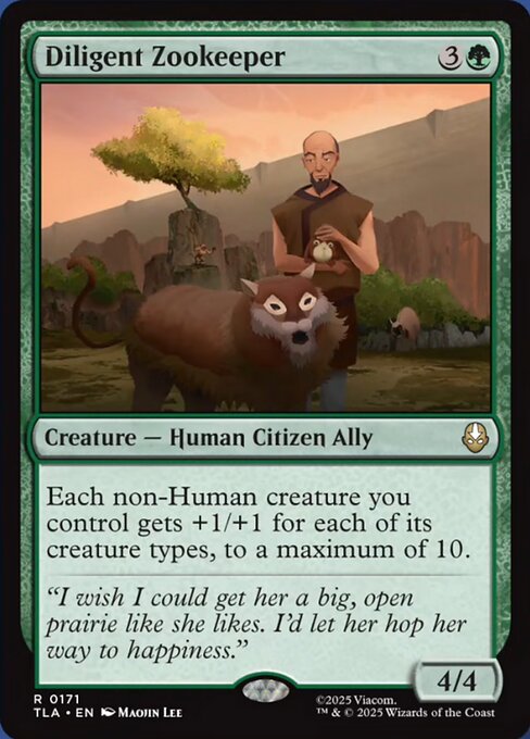 Diligent Zookeeper - 171 - MTG: Avatar The Last Airbender (TLA)
