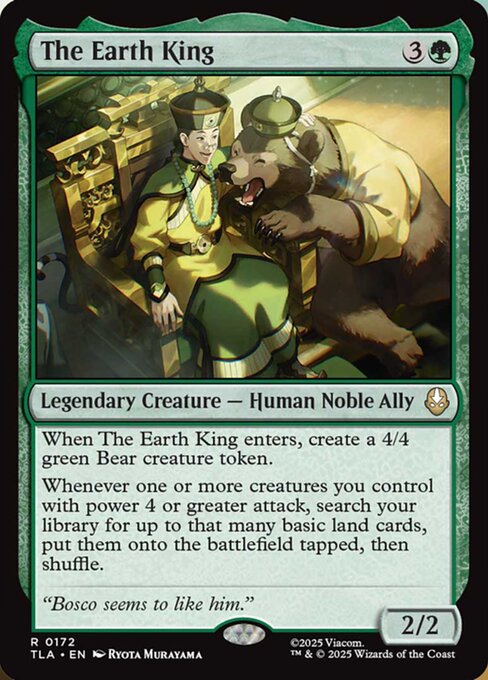 The Earth King - 172 Foil - MTG: Avatar The Last Airbender (TLA)