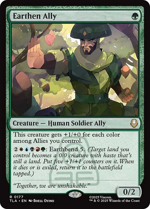 Earthen Ally - 177 Foil - MTG: Avatar The Last Airbender (TLA)