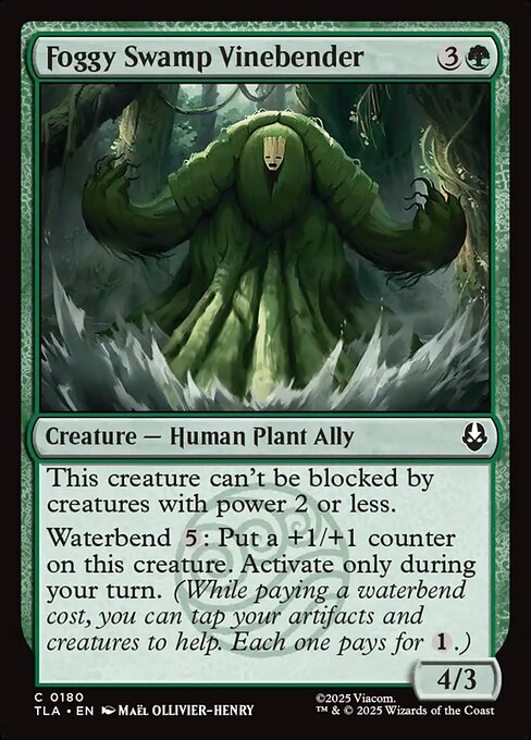 Foggy Swamp Vinebender - 180 - MTG: Avatar The Last Airbender (TLA)