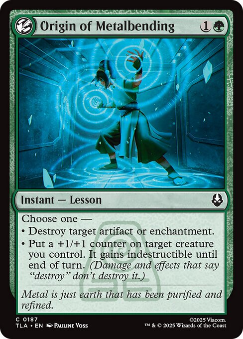 Origin of Metalbending - 187 Foil - MTG: Avatar The Last Airbender (TLA)