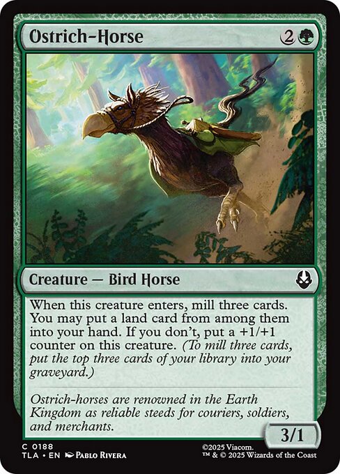 Ostrich-Horse - 188 - MTG: Avatar The Last Airbender (TLA)
