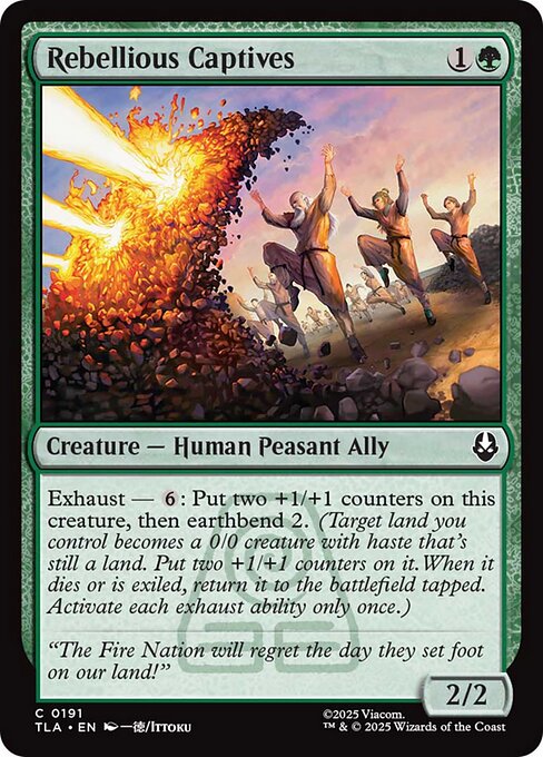 Rebellious Captives - 191 Foil - MTG: Avatar The Last Airbender (TLA)