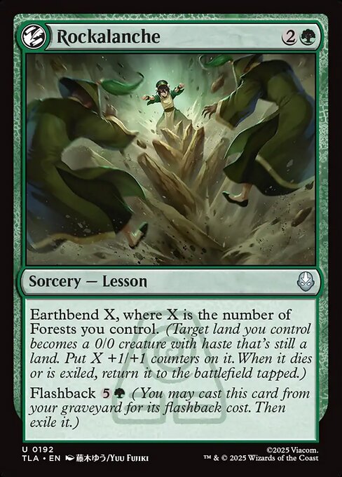 Rockalanche - 192 - MTG: Avatar The Last Airbender (TLA)
